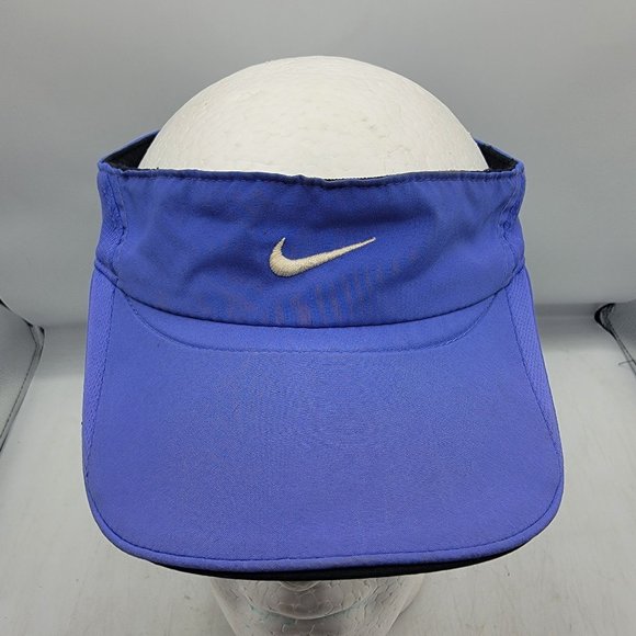Nike Adults Blue Aerobill Featherlight Visor Golf Outdoors Summer Lightweight - Picture 1 of 8